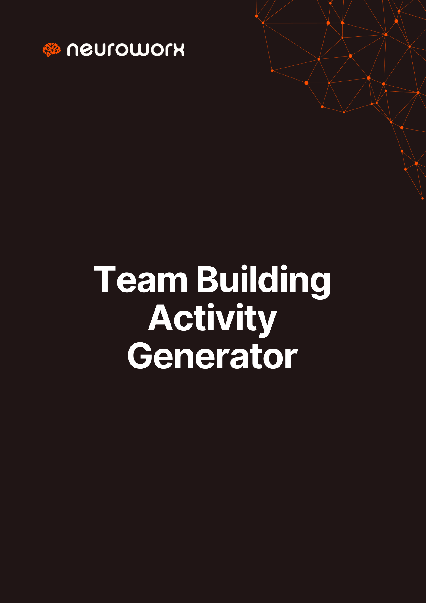 Team Building Activity Generator